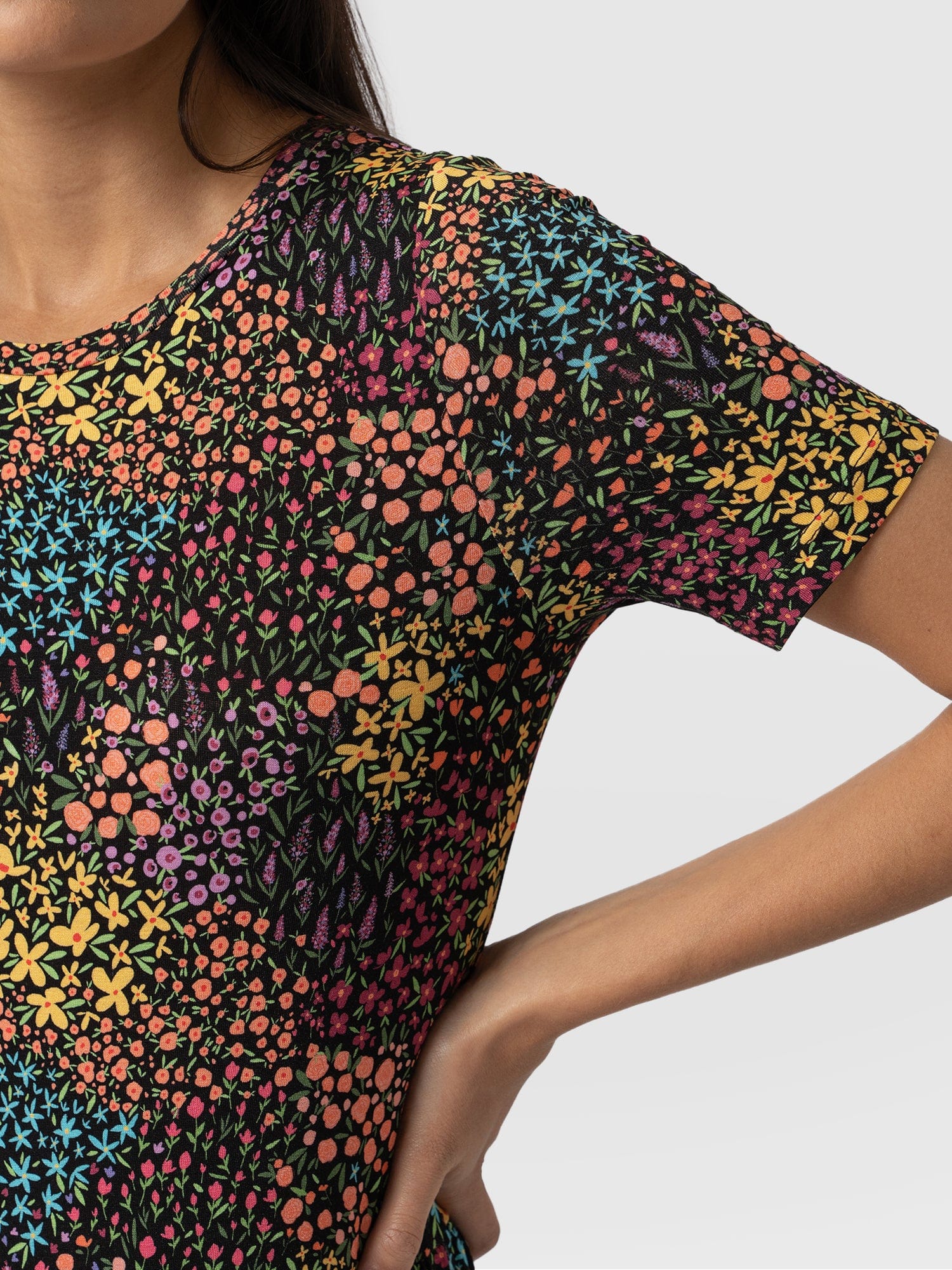 Greenwich Dress Short Sleeve - Ditsy Floral